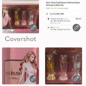 Paris Hilton collection 3 piece set perfume spray= separate purchases